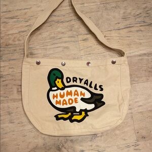 Human Made Beige Duck Graphic Tote